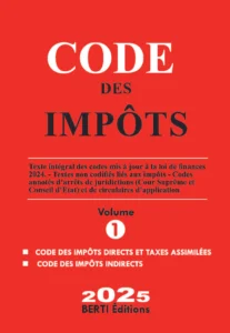 Code des Impôts 2025 Volume 1