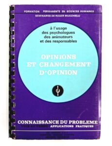 Opinion et changement d’opinion