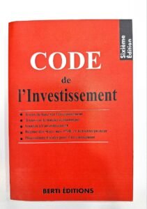 CODE DE INVESTISSEMENT